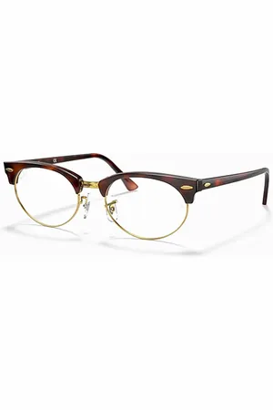 Ray-Ban CLUBMASTER OVAL OPTICS Fassung Klar Glas 52-19
