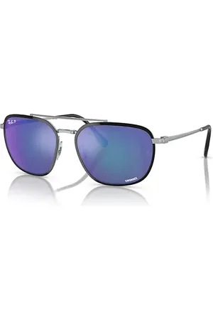 Ray-Ban RB3708 CHROMANCE Sonnenbrillen Fassung Grau Glas polarisiert 59-18