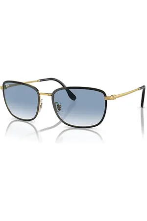 Ray-Ban RB3705 Sonnenbrillen Fassung Blau Glas 57-19