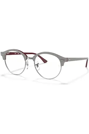 Ray-Ban CLUBROUND MARBLE OPTICS Fassung Klar Glas 49-19