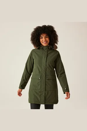 Regatta Sabinka II Wasserdichter Parka mit Fellbesatz für Damen , Größe: 34