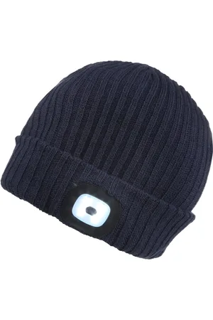 Regatta Beanie II Unisex-strickmütze mit Taschenlampe Marine, Größe: Eine Größe