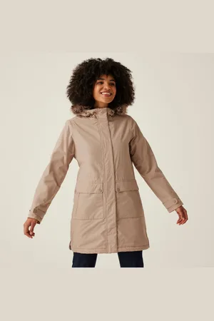 Regatta Sabinka II Wasserdichter Parka mit Fellbesatz für Damen , Größe: 34