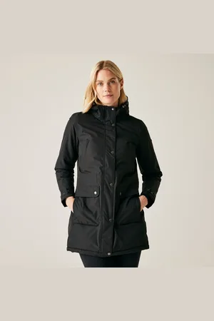 Regatta Voltera Wasserdichte, Isolierte, Beheizte Parka-damenjacke mit Kapuze und Pelzbesatz , Größe: 38