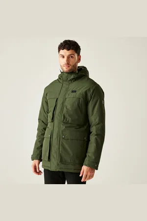 Regatta Volter Wasserdichte, Isolierte Parka-herrenjacke mit Kapuze und Pelzbesatz , Größe: XXL
