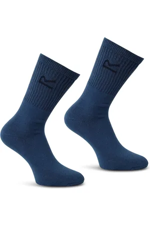 Regatta Socken für Herren, 3er-Pack Marineblau Meliert, Größe: Eine Größe