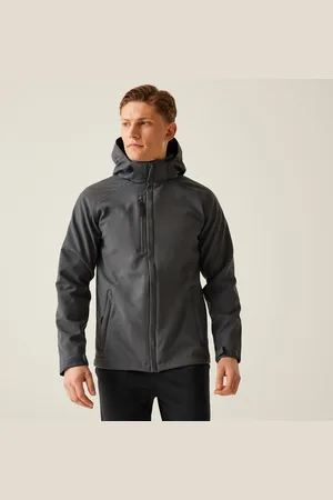 Regatta Repeller Gefütterte Softshelljacke mit Kapuze für Herren , Größe: XL
