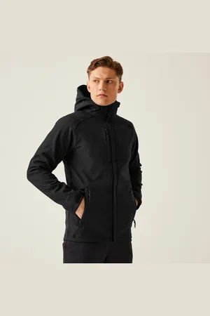 Regatta Repeller Gefütterte Softshelljacke mit Kapuze für Herren , Größe: M