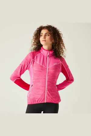 Regatta Hepley II Fleece mit Durchgehendem Reißverschluss für Damen Rosa, Größe: 44