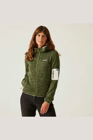 Regatta Kemilia Fleece mit Durchgehendem Reißverschluss für Damen Olivgrün, Größe: 34