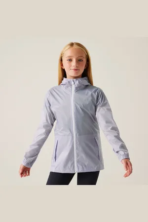 Regatta Pack It Leichte, Wasserdichte Walkingjacke mit Kapuze für Kinder , Größe: 15-16 Jr.