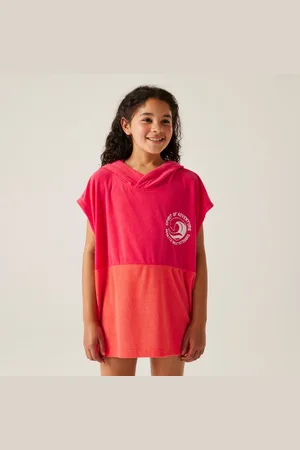 Regatta Towel Robe II Badeponcho für Kinder Rosa, Größe: 5-9 Jr.