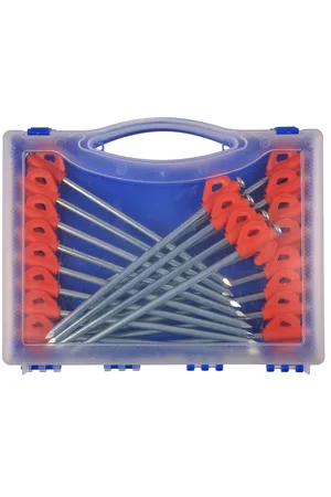 Regatta Rock Pegs Stahlheringe, 20 cm, 20er-Pack Mehrfarbig, Größe: Eine Größe