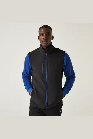 Regatta Navigate 2-lagiger Softshell Bodywarmer für Herren Black New Royal, Größe: XL