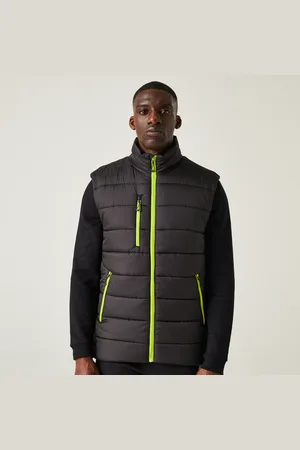Regatta Navigate Thermo-bodywarmer für Herren Black Lime Green, Größe: 3XL