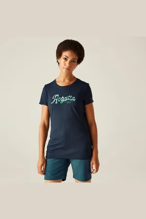 Regatta Fingal Stretch T-shirt für Damen Marineblau, Größe: 52