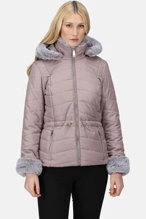 Regatta Willabella Damenjacke mit Pelzbesatz , Größe: 42