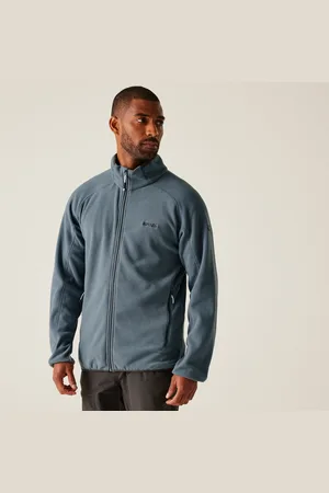 Regatta Hadfield Fleece mit Durchgehendem Reißverschluss für Herren Mattgrau, Größe: 5XL