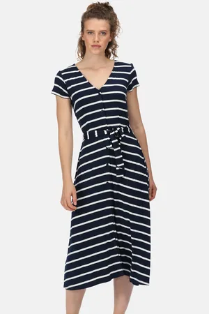 Regatta Maisyn Gestreiftes Blusenkleid für Damen , Größe: 40