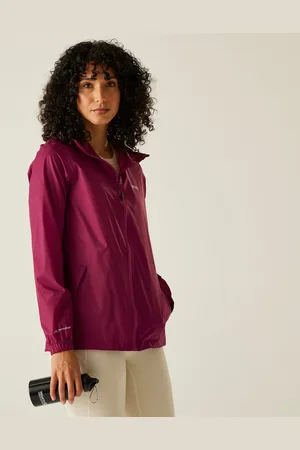 Regatta Pack It III Leichte, Wasserdichte Walkingjacke für Damen Rosa, Größe: 38