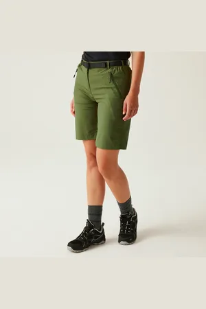 Regatta Xert Stretch Leichte Bermuda-shorts für Damen Olivgrün, Größe: 46