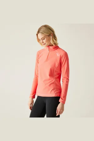 Regatta Montes Leichtes Fleece mit Halblangem Reißverschluss für Damen Rosa, Größe: 34