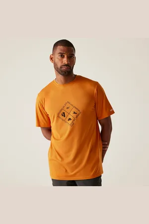 Regatta Fingal Stretch T-shirt für Herren Orangenrot, Größe: XL