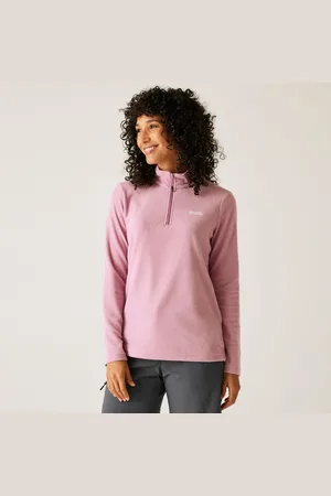 Regatta Sweethart Leichtes Fleece mit Halblangem Reißverschluss für Damen Rosa, Größe: 34