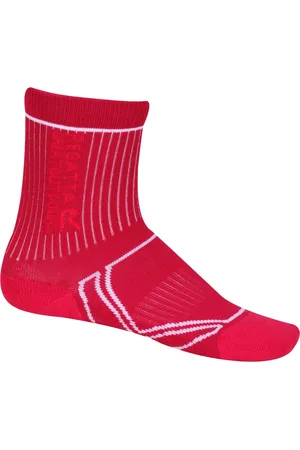 Regatta Coolmax Trek & Trail Socken für 2 Jahreszeiten für Kinder Rosa, Größe: 36-38.5