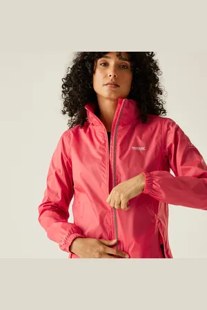 Regatta Corinne IV Leichte, Wasserdichte Walkingjacke für Damen Rosa, Größe: 34