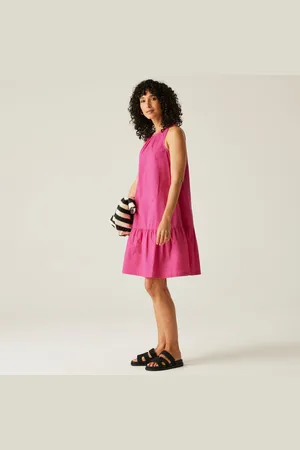 Regatta Trisa Gerafftes Kleid für Damen Rosa, Größe: 36