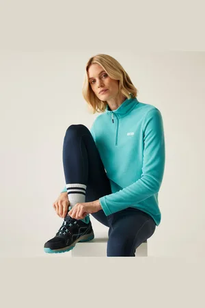 Regatta Sweethart Leichtes Fleece mit Halblangem Reißverschluss für Damen Grün, Größe: 52