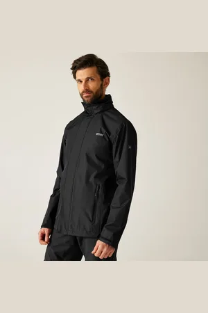 Regatta Matt Leichte, Wasserdichte Walkingjacke mit Versteckter Kapuze für Herren , Größe: XXL