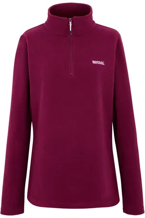 Regatta Sweethart Leichtes Fleece mit Halblangem Reißverschluss für Damen Burgund, Größe: 46