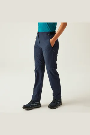 Regatta Travel Light II Verstaubare Zip-off-hose für Damen Marineblau, Größe: 46 Reg