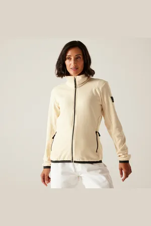 Regatta Malana Fleece mit Durchgehendem Reißverschluss für Damen Leinenfarbe, Größe: 38
