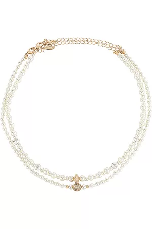 Ettika Damen Halsketten - Pearl Beaded Layered Necklace Set in .