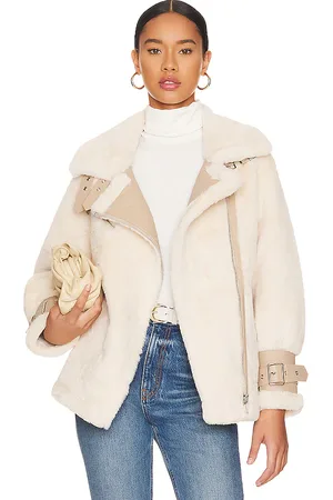Adrienne Landau JACKE FAUX FUR in . Size M, S.