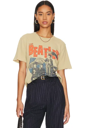 Junk Food T-SHIRT MIT MOTIV THE BEATLES AMERICAN TOUR in . Size S.