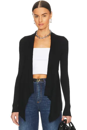 AUTUMN CASHMERE CARDIGAN RIB DRAPE in . Size S, XL, XS.