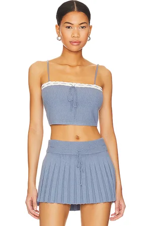 DANIELLE GUIZIO OBERTEIL CIELO RIB KNIT in . Size M, XL, XS.