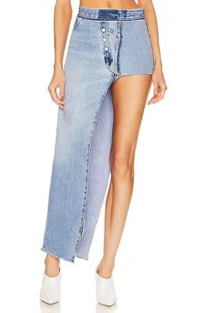 EB DENIM MIDIROCK REINVENTED LONG in . Size XS.