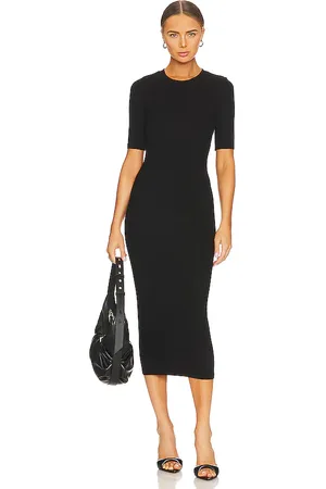 ENZA COSTA MIDI-KLEID CREW in . Size L, XS.