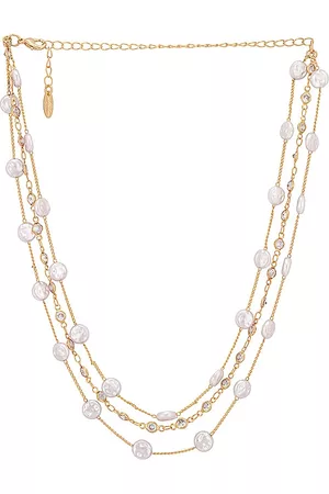 Ettika Damen Halsketten - Layered Pearl Necklace in .