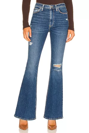 Hudson Damen High Waisted Jeans - HIGH-RISE-JEANS MIT AUSGESTELLTEM BEIN HOLLY in . Size 29.