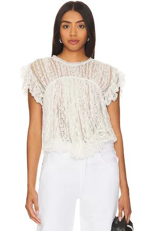 Free People Damen Shirts - SPITZENOBERTEIL LUCEA in . Size XS, S, M, XL.