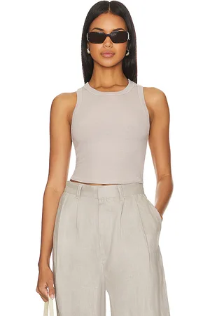 ENZA COSTA CROPPED-OBERTEIL AUS SEIDE BOLD in . Size XL, XS.