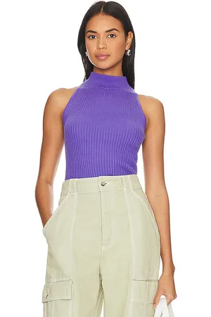 AUTUMN CASHMERE NECKHOLDER RIB in . Size S, XL, XS.