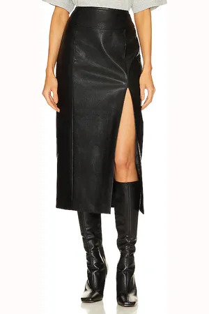 Bardot MIDIROCK AUS LEDERIMITAT DANTE in . Size 4.