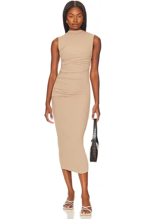 ENZA COSTA MIDI-KLEID in . Size L, S, XL, XS.